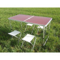 Раскладной стол для пикника со стульями Folding Table Туристический набор Стол + 6 стульев