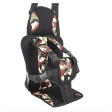 Детское автокресло бескаркасное 9-36 кг. Кресло автомобильное до 12 лет портативное (камуфляж) | Бустер PR3