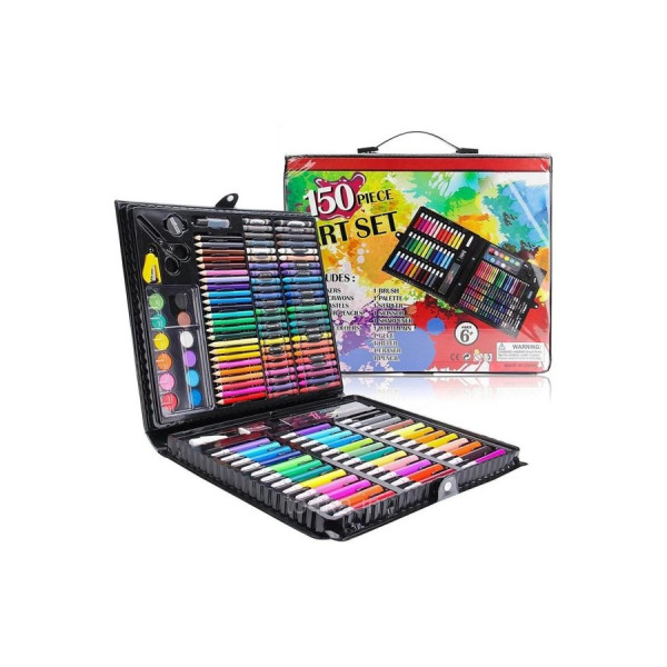 Детский художественный набор для творчества и рисования в чемоданчике 150 предметов | Набор для художника