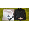 Светодиодная кольцевая LED лампа ZB-R14 (1 крепл.тел.) 220V (35см) | Портативная лампа для селфи без штатива