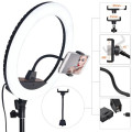 Светодиодная кольцевая LED лампа ZB-R14 (1 крепл.тел.) 220V (35см) | Портативная лампа для селфи без штатива
