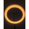 Кольцевая LED лампа с пультом, 36 см | Светодиодное селфи кольцо для съемок