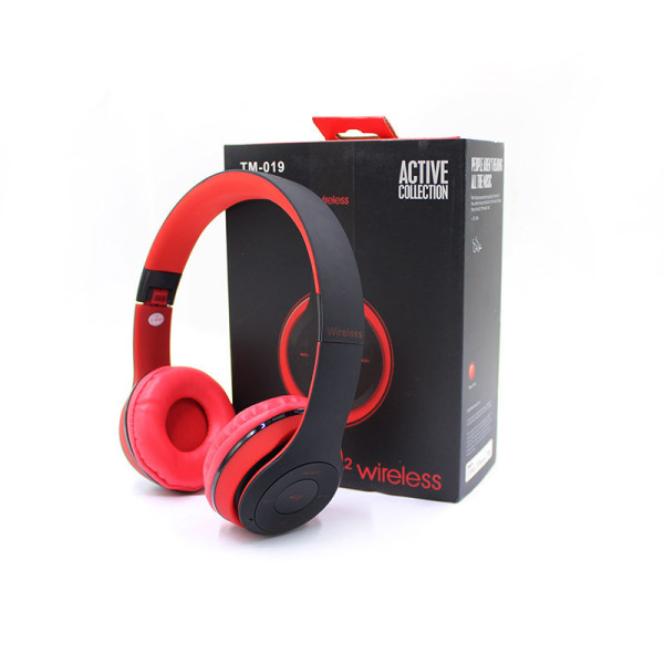 Наушники Beats Solo2 HD Bluetooth Tm-019 с MP3, FM радио, гарнитура (красные) CG08