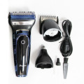 Мужской триммер 3 в 1 Gemei GM-565 для стрижки волос бритья бороды носа ушей