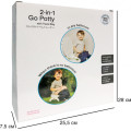 Детский дорожный горшок-туалет 2в1 Go Potty, накладка на унитаз