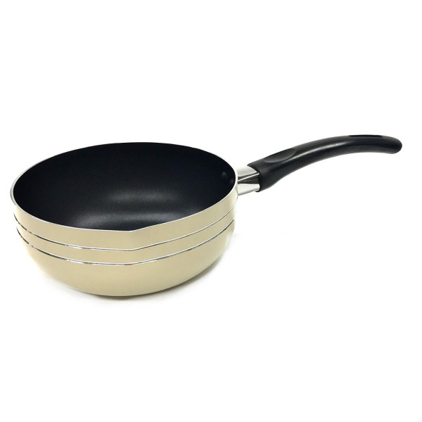 Сотейник алюминиевый мраморное антипригарное покрытие Ø16см BN-399