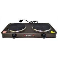 Дисковая электроплита Domotec MS-5822 настольная электрическая дисковая плита на 2 конфорки Дисковая электроплита Domotec MS-5822 настольная электрическая дисковая плита на 2 конфорки