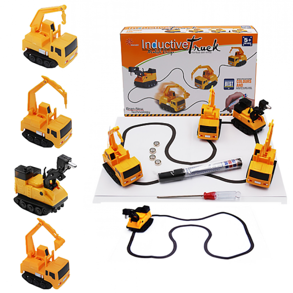 Индуктивная машинка Inductive Truck ∙ Детская игрушка индуктивный автомобиль