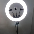 Кольцевая LED лампа SLP-G500 45 см 3 крепления телефона с пультом 220V| Селфи лампа| LED кольцо
