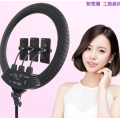 Кольцевая LED лампа SLP-G500 45 см 3 крепления телефона с пультом 220V| Селфи лампа| LED кольцо