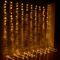 Гирлянда штора Водопад на окно Холодный белый цвет свечения, 3х2м 240 LED с коннектором