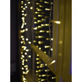 Гирлянда штора Водопад на окно Холодный белый цвет свечения, 3х2м 240 LED с коннектором