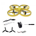 Квадрокоптер Летающий мини дрон - тарелка Trac KFR-001 с дистанционным управлением жестами от браслета