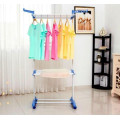 Сушилка складная для белья GARMENT RACK Вертикальная передвижная стойка-сушилка для сушки вещей и белья на колесиках