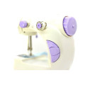 Швейная мини машинка Mini Sewing Machine SM-202A 4 в 1 портативная домашняя машинка для шитья, от сети / батареек / педали