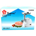 Электромясорубка Domotec MS2017 Электрическая мясорубка, 1500W