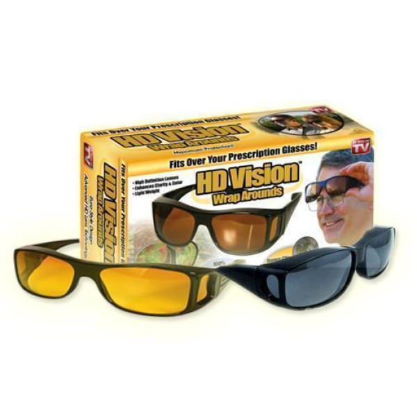 Антибликовые очки для вождения HD Vision 2 шт в комплекте