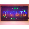 LED Светодиодная вывеска табло открыто 48X25