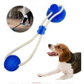 Резиновая игрушка для собак на присоске Мячик с канатом WM-60