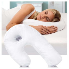 Эргономичная подушка - подкова SIDE Sleeper PRO ортопедическая для шеи с пространством для уха ∙ Умная подушка для сна на боку