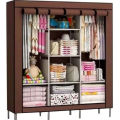 Складной тканевый шкаф STORAGE WARDROBE 88130 на 3 секции, 130х45х175 см