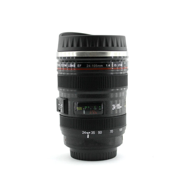 Чашка - объектив CANON Термочашка в виде объектива, кружка с крышкой