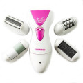 Женский эпиляторGemei GM-7006 4 в 1 с насадками для педикюра