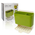 Органайзер на раковину в кухню Caddy Tower 7021 / Кухонный бокс подставка для кухонных принадлежностей