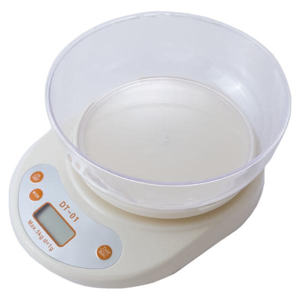 Весы кухонные домашние хозяйственные с чашей D&T DT-01