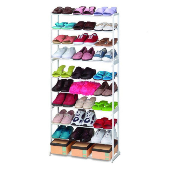 Полка для обуви Amazing Shoe Rack на 30 пар / Органайзер стойка обувная