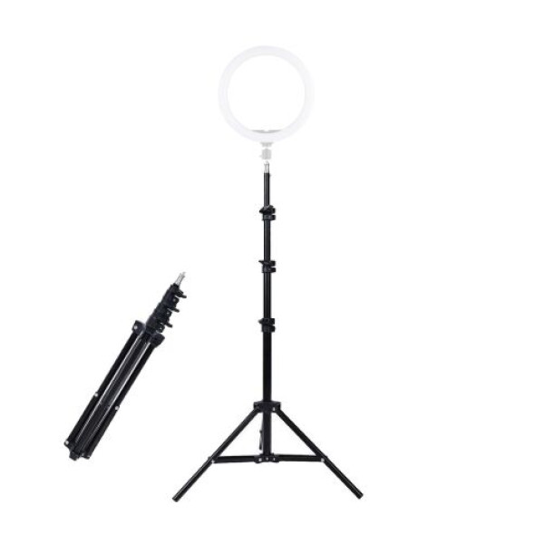 Напольный штатив тринога для кольцевой лампы · Стойка тринога для видеокамеры, фотоаппарата 2.1м · Stand for Ring light