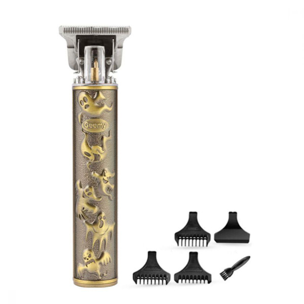 Профессиональная окантовочная машинка для стрижки волоc GEEMY GM 6627 Машинка беспроводная для стрижки и оконтовки волос, бороды и усов
