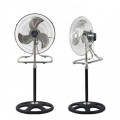 Вентилятор 2в1 напольный / настольный CROWN FS-4521 с металлическими лопастями