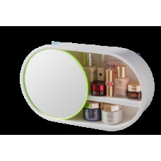 Настенный органайзер для косметики подвесной · Полка для ванной комнаты с подвижным зеркалом W-30