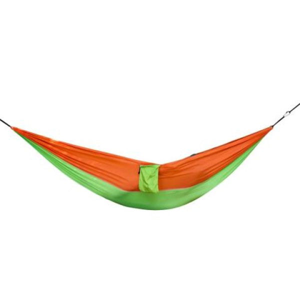 Гамак туристический парашютный с карабинами для кемпинга 140 х 280 см · Гамак садовый подвесной с карманом для дома, дачи, сада