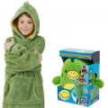 Детская толстовка – плед с рукавами Huggle Pets Hoodie для детей 3 в 1 · Подушка + Игрушка + Худи · Универсальный размер до 150 см