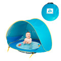 Палатка детская пляжная с бассейном 117х79 см · Автоматическая игровая палатка – тент для малышей для пляжа с защитой от UF лучей UPF 50+