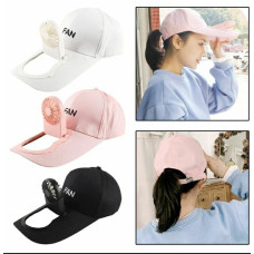 Летняя кепка с вентилятором · Бейсболка охлаждающая с обдувом Fan с аккумулятором на солнечной батарее