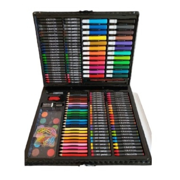 Большой набор для творчества Super Mega Art Set · Детский художественный набор 228 предметов в чемоданчике