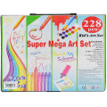 Большой набор для творчества Super Mega Art Set · Детский художественный набор 228 предметов в чемоданчике