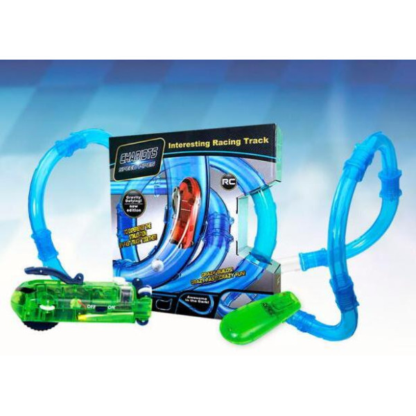 Трубопроводный автомобильный трек · Гонки в трубе Chariots Speed Pipes · Трубопроводные гонки – автотрек 37 деталей