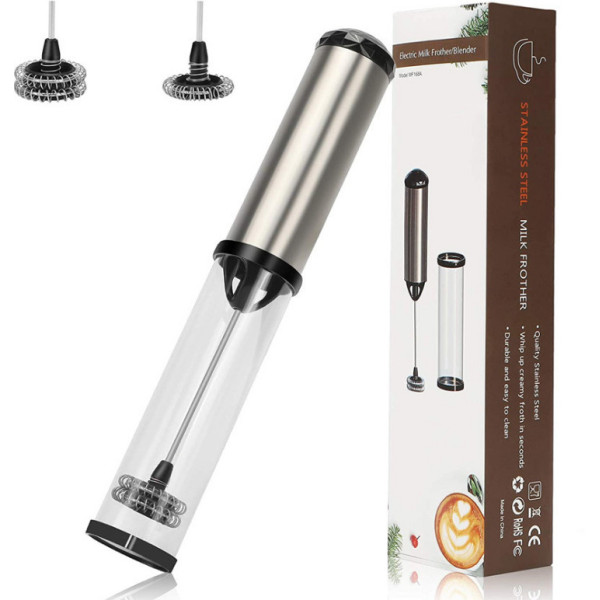 Капучинатор - вспениватель молока Electric Milk Frother/Blender · Портативный миксер для взбития сливок и молока в пенку