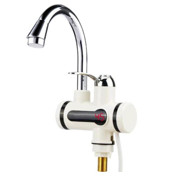 Водонагреватель проточный бойлер – кран с LCD дисплеем Delimano Water Heater Digital RX002 ∙ Нижнее подключение