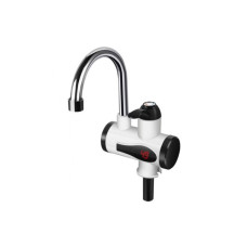 Проточный водонагреватель Delimano RX-014 ∙ Бойлер – кран с LCD дисплеем ∙ Нижнее подключение ∙ Белый