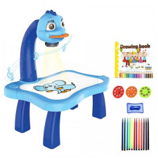 Стол для рисования детский с проектором и доской ∙ Столик для ребенка + Комплект для рисования ∙ Слайды – насадки на проектор ∙ Маркеры ∙ Стиратель ∙ Альбом для творчества ∙ Голубой Стол для рисования детский с проектором и доской ∙ Столик для ребенка + Комплект для рисования ∙ Слайды – насадки на проектор ∙ Маркеры ∙ Стиратель ∙ Альбом для творчества ∙ Голубой