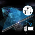 Голографический 3D проектор Wi-Fi SACA с вентилятором ∙ 3D проекция ∙ 3D графика ∙ Голограмма 42 см с пультом ДУ