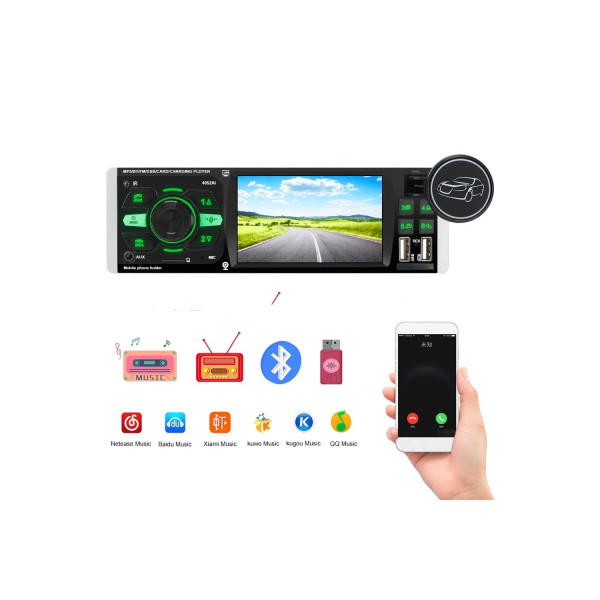 Магнитола MP5 4052AI Bluetooth 6 цветов с экраном 4,1
