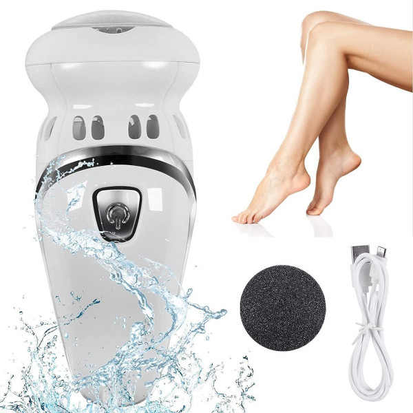 Электрическая пемза для ног Callus remover vacuum ∙ Набор для педикюра Мягкие пяточки ∙ Беспроводная электро пилка для огрубевшей кожи стоп ∙ USB зарядка