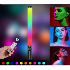 LED Лампа – меч Led Stick RGB для фото и видео ∙ Освещение для съемок ∙ Световые эффекты ∙ Светодиодная осветительная лампа – жезл ∙ Селфи – подсветка для блогеров с пультом