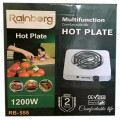 Плита электрическая Rainberg RB-555 ∙ Электроплита спиральная одноконфорочная Черная 1200 Вт